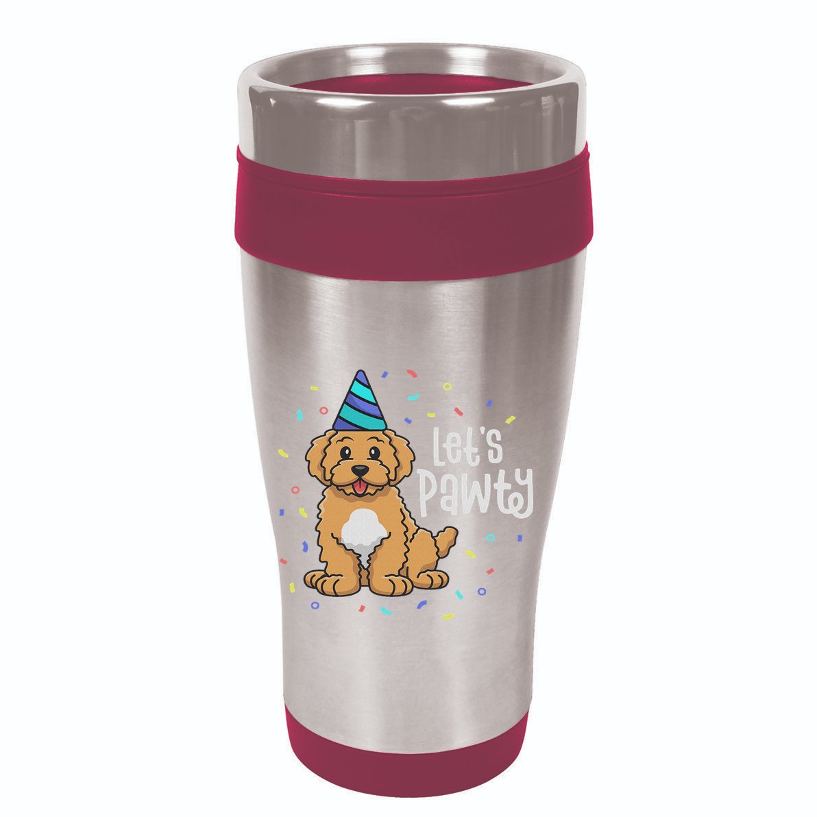 Lets Pawty Goldendoodle Dog Themed Birthday Party Outfit Backpack