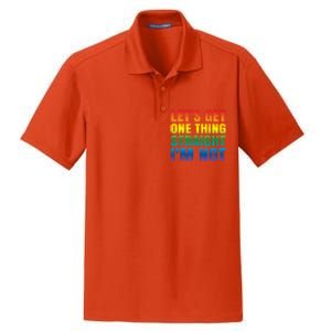 Lgbtq+ Pride Gift Get One Thing Straight IM Not Gift Dry Zone Grid Polo