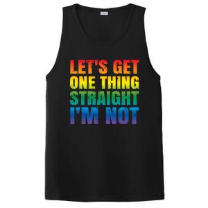 Lgbtq+ Pride Gift Get One Thing Straight IM Not Gift PosiCharge Competitor Tank