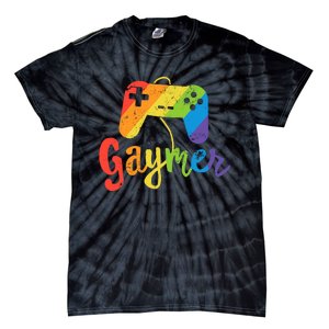 Lgbt Pride Gay Gamer Rainbow Flag Gift Tie-Dye T-Shirt