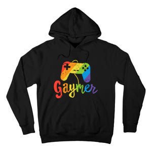 Lgbt Pride Gay Gamer Rainbow Flag Gift Tall Hoodie