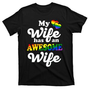 LGBTQ Pride Gay Couple Funny Wedding Lesbian Couples T-Shirt