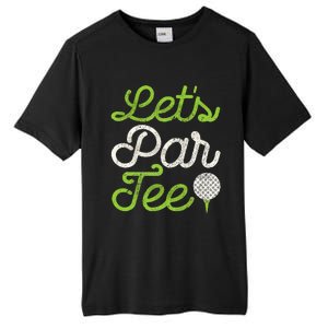 LetS Par Golf Player Golfer Dad Papa Tall Fusion ChromaSoft Performance T-Shirt