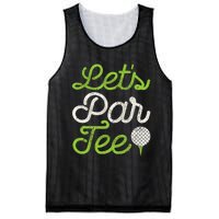 LetS Par Golf Player Golfer Dad Papa Mesh Reversible Basketball Jersey Tank