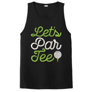 LetS Par Golf Player Golfer Dad Papa PosiCharge Competitor Tank