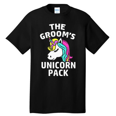 Lgbt Pride Gay Bachelor Party Unicorn Pack Engagement Tall T-Shirt