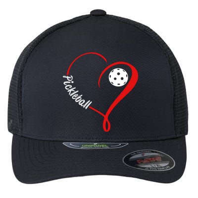 Love Pickleball Gift Flexfit Unipanel Trucker Cap