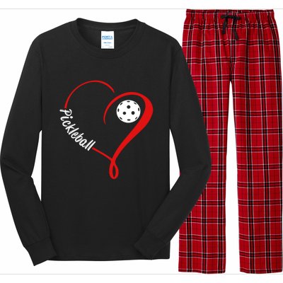 Love Pickleball Gift Long Sleeve Pajama Set