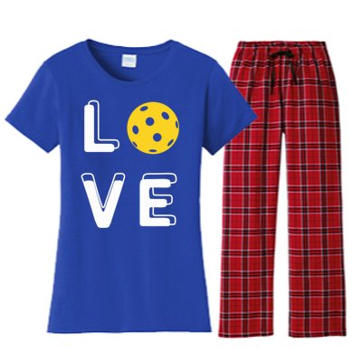 Love Pickleball (Gift) Women's Flannel Pajama Set