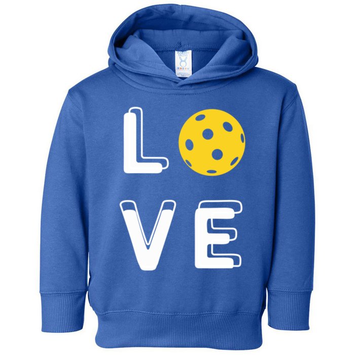 Love Pickleball (Gift) Toddler Hoodie