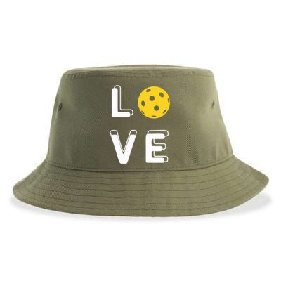 Love Pickleball (Gift) Sustainable Bucket Hat