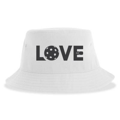 Love Pickleball Gift For Pickle Ball Player Sustainable Bucket Hat