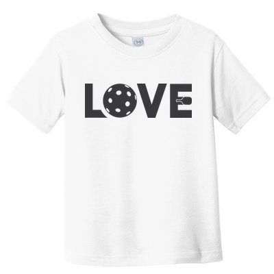 Love Pickleball Gift For Pickle Ball Player Toddler T-Shirt