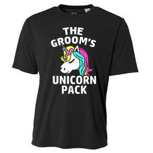 Lgbt Pride Gay Bachelor Party Unicorn Pack Engagement Cooling Performance Crew T-Shirt