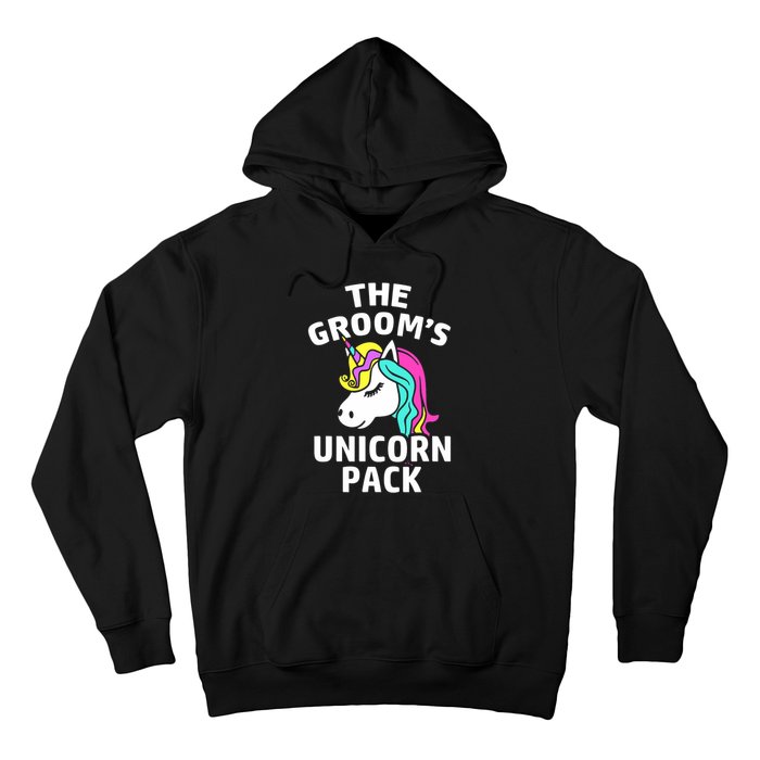 Lgbt Pride Gay Bachelor Party Unicorn Pack Engagement Hoodie