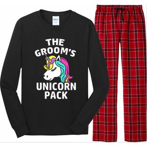 Lgbt Pride Gay Bachelor Party Unicorn Pack Engagement Long Sleeve Pajama Set