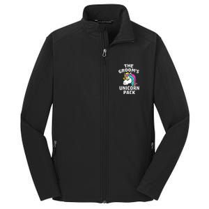 Lgbt Pride Gay Bachelor Party Unicorn Pack Engagement Core Soft Shell Jacket