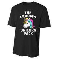 Lgbt Pride Gay Bachelor Party Unicorn Pack Engagement Performance Sprint T-Shirt