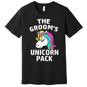 Lgbt Pride Gay Bachelor Party Unicorn Pack Engagement Premium T-Shirt