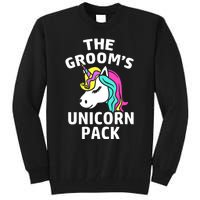 Lgbt Pride Gay Bachelor Party Unicorn Pack Engagement Tall Sweatshirt