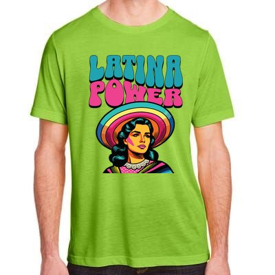 Latina Power Hispanic Heritage Month Adult ChromaSoft Performance T-Shirt