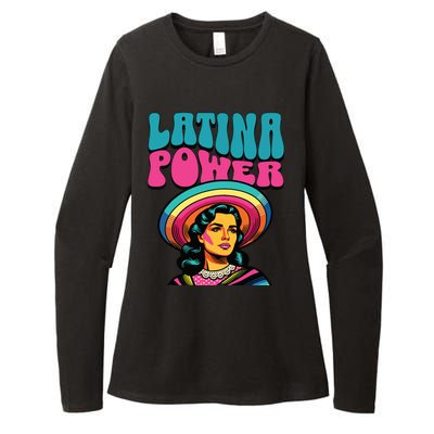 Latina Power Hispanic Heritage Month Womens CVC Long Sleeve Shirt