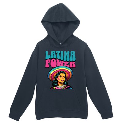 Latina Power Hispanic Heritage Month Urban Pullover Hoodie