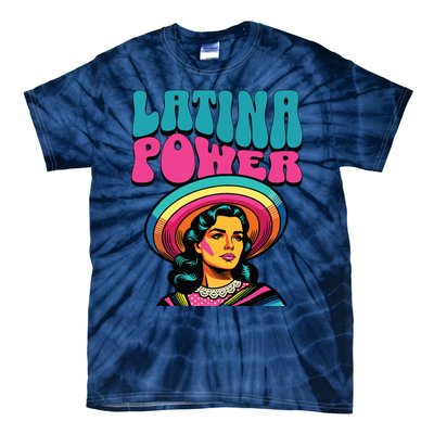 Latina Power Hispanic Heritage Month Tie-Dye T-Shirt