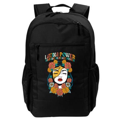 Latina Power Hispanic Heritage Month Retro Vintage Backpack