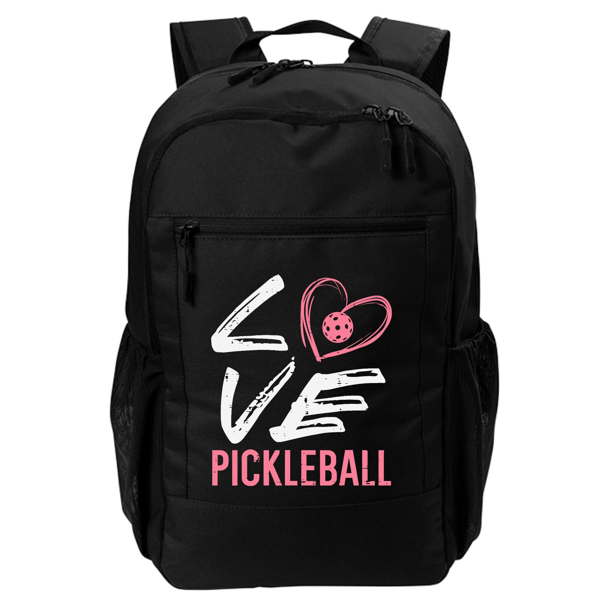 Love Pickleball Heart Pickle Ball Backpack