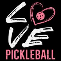 Love Pickleball Heart Pickle Ball Backpack