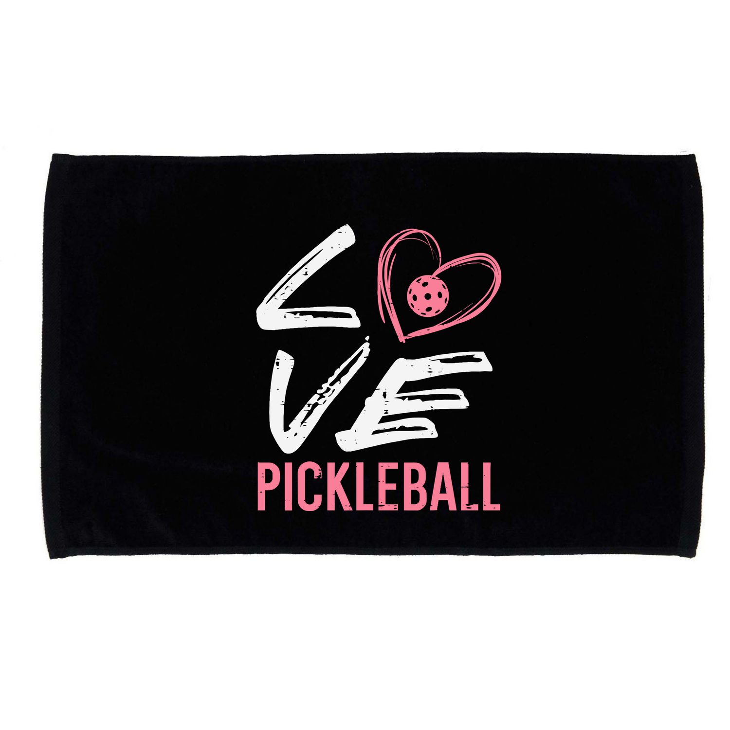 Love Pickleball Heart Pickle Ball Microfiber Hand Towel