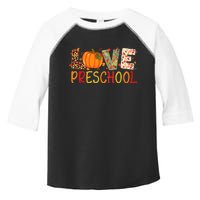 Love Preschool Happy Fall Thanksgiving Toddler Fine Jersey T-Shirt