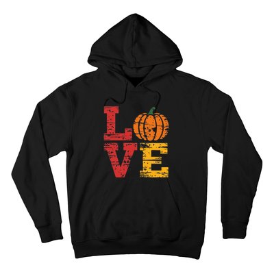 Love Pumpkin Halloween Fall Season 2024 Hoodie