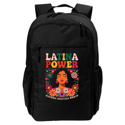 Latina Power Hispanic Heritage Month Colorful Floral Backpack