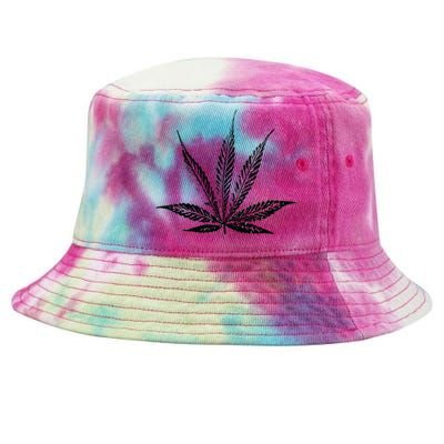 Leaf Pattern High 420 Gift Smoking Weed Cannabis Marijuana Tie-Dyed Bucket Hat