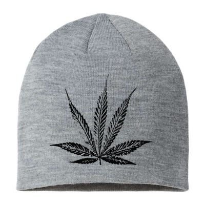 Leaf Pattern High 420 Gift Smoking Weed Cannabis Marijuana Sustainable Beanie