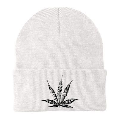 Leaf Pattern High 420 Gift Smoking Weed Cannabis Marijuana Knit Cap Winter Beanie