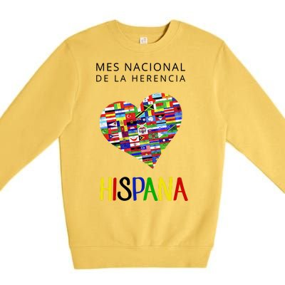 Latino Pride Hispanic Heritage Month Premium Crewneck Sweatshirt