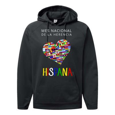 Latino Pride Hispanic Heritage Month Performance Fleece Hoodie