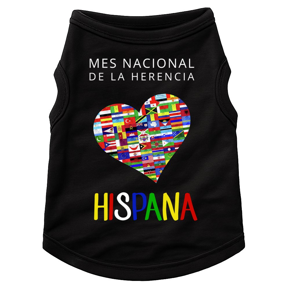 Latino Pride Hispanic Heritage Month Doggie Tank