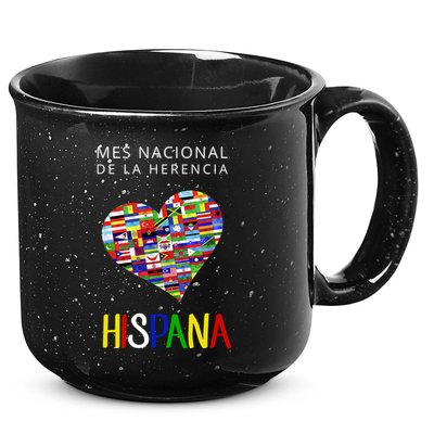 Latino Pride Hispanic Heritage Month 15oz Campfire Ceramic Mug