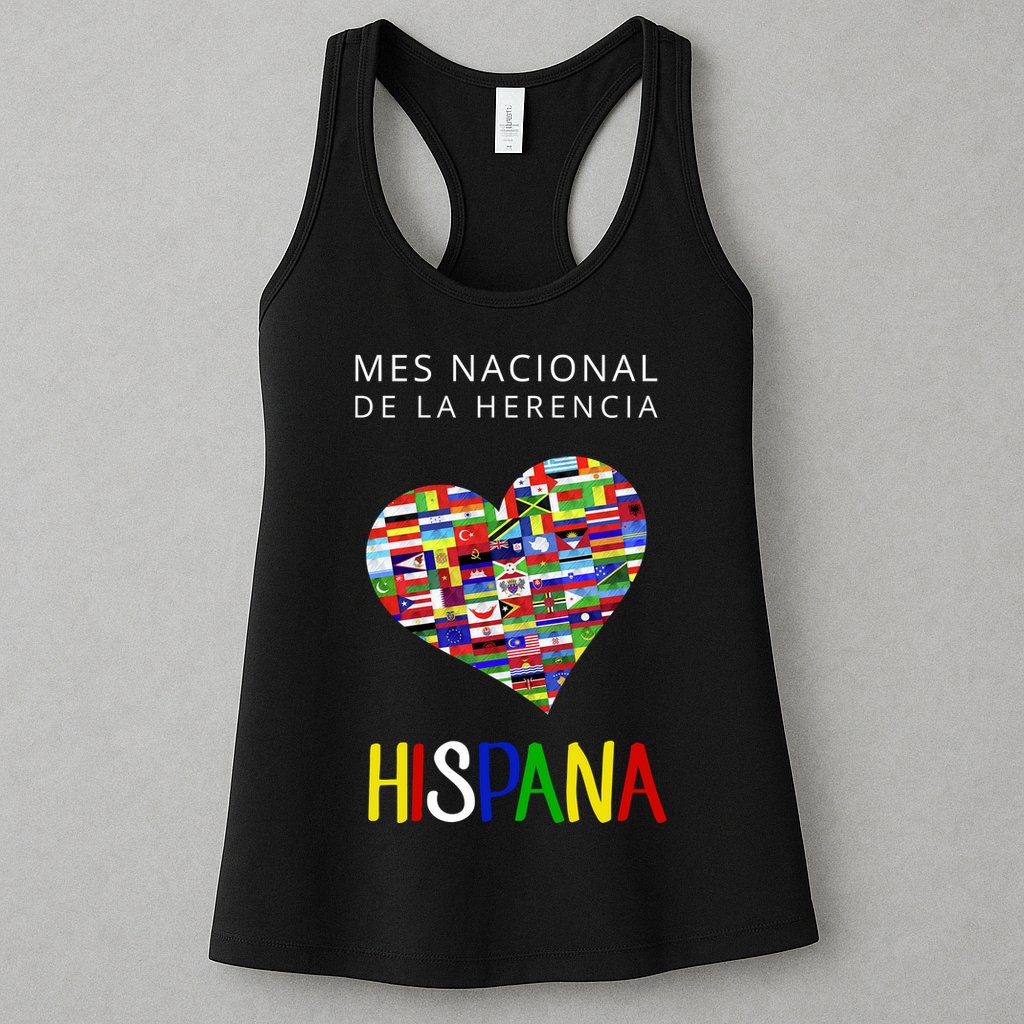 Latino Pride Hispanic Heritage Month Womens Tank Top