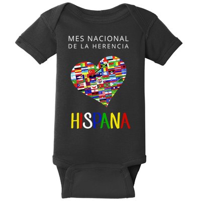 Latino Pride Hispanic Heritage Month Baby Bodysuit