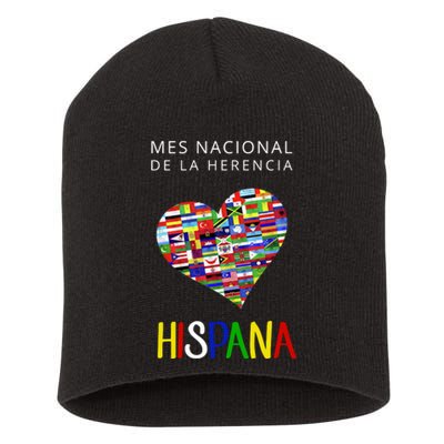 Latino Pride Hispanic Heritage Month Short Acrylic Beanie