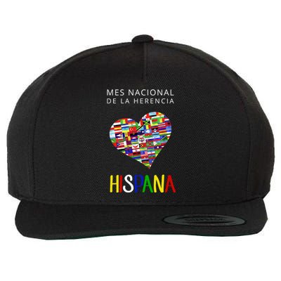 Latino Pride Hispanic Heritage Month Wool Snapback Cap