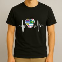 Latino Pulse Heart Hispanic Heritage T-Shirt