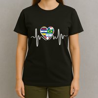Latino Pulse Heart Hispanic Heritage T-Shirt
