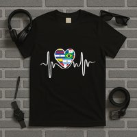 Latino Pulse Heart Hispanic Heritage T-Shirt
