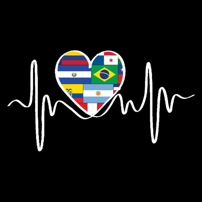 Latino Pulse Heart Hispanic Heritage T-Shirt